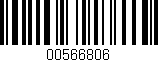 Código de barras (EAN, GTIN, SKU, ISBN): '00566806'
