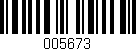 Código de barras (EAN, GTIN, SKU, ISBN): '005673'
