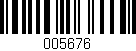 Código de barras (EAN, GTIN, SKU, ISBN): '005676'