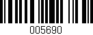 Código de barras (EAN, GTIN, SKU, ISBN): '005690'