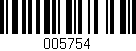 Código de barras (EAN, GTIN, SKU, ISBN): '005754'