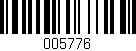 Código de barras (EAN, GTIN, SKU, ISBN): '005776'