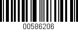 Código de barras (EAN, GTIN, SKU, ISBN): '00586206'