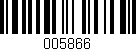 Código de barras (EAN, GTIN, SKU, ISBN): '005866'