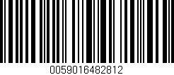 Código de barras (EAN, GTIN, SKU, ISBN): '0059016482812'