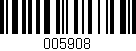Código de barras (EAN, GTIN, SKU, ISBN): '005908'