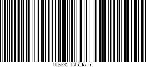 Código de barras (EAN, GTIN, SKU, ISBN): '005931_listrado_m'