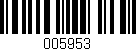Código de barras (EAN, GTIN, SKU, ISBN): '005953'