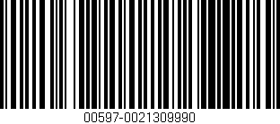 Código de barras (EAN, GTIN, SKU, ISBN): '00597-0021309990'