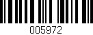 Código de barras (EAN, GTIN, SKU, ISBN): '005972'