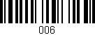 Código de barras (EAN, GTIN, SKU, ISBN): '006'