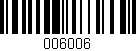 Código de barras (EAN, GTIN, SKU, ISBN): '006006'