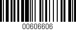 Código de barras (EAN, GTIN, SKU, ISBN): '00606606'