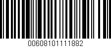 Código de barras (EAN, GTIN, SKU, ISBN): '00608101111882'
