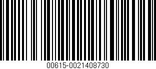 Código de barras (EAN, GTIN, SKU, ISBN): '00615-0021408730'