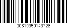 Código de barras (EAN, GTIN, SKU, ISBN): '00619659146726'