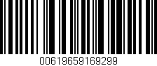 Código de barras (EAN, GTIN, SKU, ISBN): '00619659169299'