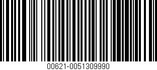 Código de barras (EAN, GTIN, SKU, ISBN): '00621-0051309990'