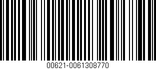 Código de barras (EAN, GTIN, SKU, ISBN): '00621-0061308770'