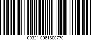 Código de barras (EAN, GTIN, SKU, ISBN): '00621-0061608770'