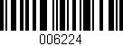 Código de barras (EAN, GTIN, SKU, ISBN): '006224'