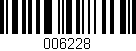Código de barras (EAN, GTIN, SKU, ISBN): '006228'