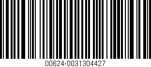 Código de barras (EAN, GTIN, SKU, ISBN): '00624-0031304427'