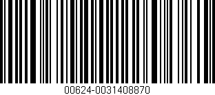 Código de barras (EAN, GTIN, SKU, ISBN): '00624-0031408870'