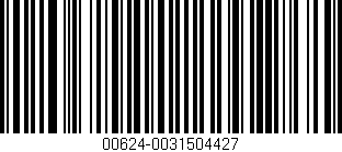 Código de barras (EAN, GTIN, SKU, ISBN): '00624-0031504427'