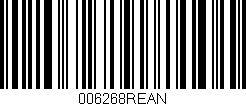 Código de barras (EAN, GTIN, SKU, ISBN): '006268REAN'
