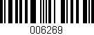 Código de barras (EAN, GTIN, SKU, ISBN): '006269'