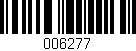 Código de barras (EAN, GTIN, SKU, ISBN): '006277'