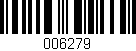 Código de barras (EAN, GTIN, SKU, ISBN): '006279'