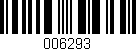 Código de barras (EAN, GTIN, SKU, ISBN): '006293'