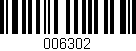 Código de barras (EAN, GTIN, SKU, ISBN): '006302'
