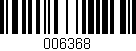 Código de barras (EAN, GTIN, SKU, ISBN): '006368'