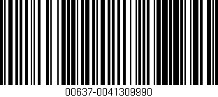 Código de barras (EAN, GTIN, SKU, ISBN): '00637-0041309990'