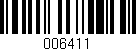 Código de barras (EAN, GTIN, SKU, ISBN): '006411'