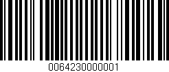 Código de barras (EAN, GTIN, SKU, ISBN): '0064230000001'