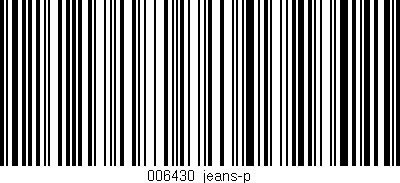 Código de barras (EAN, GTIN, SKU, ISBN): '006430_jeans-p'