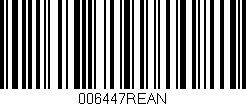 Código de barras (EAN, GTIN, SKU, ISBN): '006447REAN'