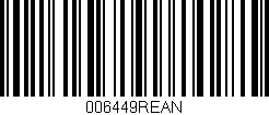Código de barras (EAN, GTIN, SKU, ISBN): '006449REAN'
