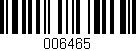 Código de barras (EAN, GTIN, SKU, ISBN): '006465'