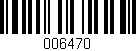 Código de barras (EAN, GTIN, SKU, ISBN): '006470'