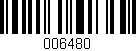 Código de barras (EAN, GTIN, SKU, ISBN): '006480'
