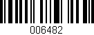 Código de barras (EAN, GTIN, SKU, ISBN): '006482'