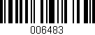 Código de barras (EAN, GTIN, SKU, ISBN): '006483'