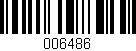 Código de barras (EAN, GTIN, SKU, ISBN): '006486'