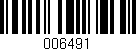 Código de barras (EAN, GTIN, SKU, ISBN): '006491'