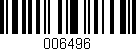 Código de barras (EAN, GTIN, SKU, ISBN): '006496'